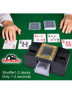 Barajador Automático de Cartas Bemecato para 1-2 Barajas 2