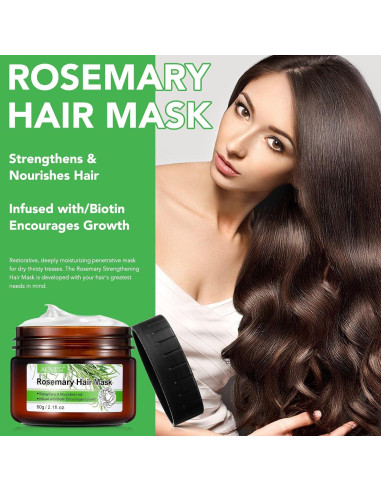 Mascarilla Capilar Orgánica LWST Romero 60g - Tratamiento Profundo