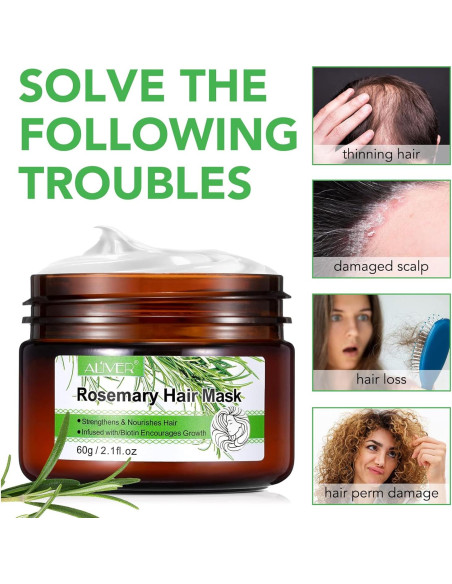 Mascarilla Capilar Orgánica LWST Romero 60g - Tratamiento Profundo