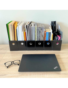 Soporte para Revistas Evelots - Juego de 6 - Cartón Resistente 2