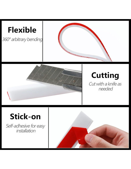 Dique de agua colapsable Risunpet 99 cm para ducha y cocina