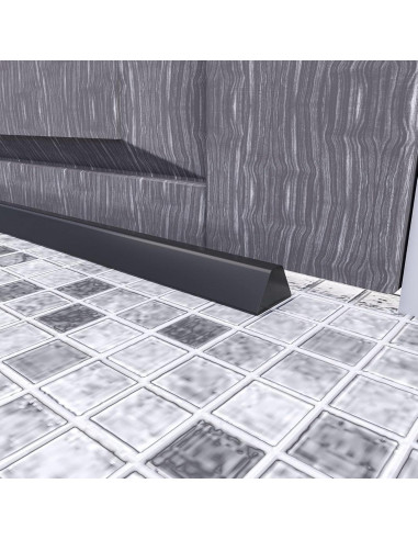 Dique de agua colapsable Risunpet 99 cm para ducha y cocina