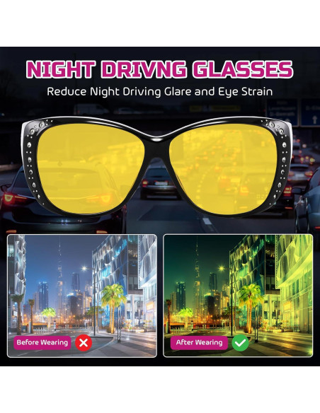 Gafas de Conducción Yogo Vision Amarillas Antideslumbrantes