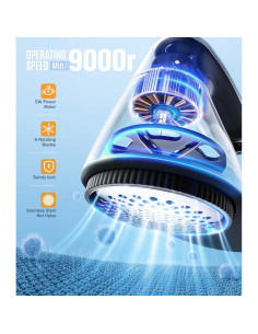 Quitapelusas Eléctrico POPCHOSE Recargable con 3 Cuchillas 2