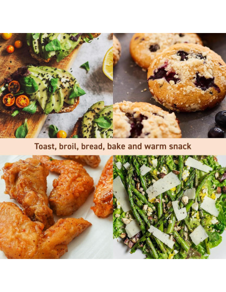 Horno Tostador Compacto Elite Gourmet ETO236 2 Rebanadas Negro