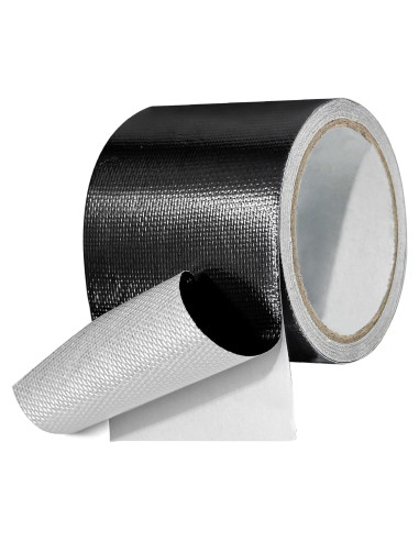 Cinta de Reparación Impermeable Tikfoam 7.62m x 7.62cm Negra