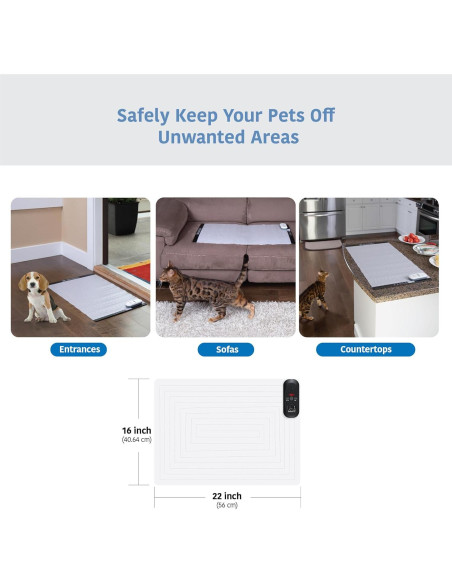 Alfombra de Entrenamiento Electrónica SVD.PET 56x41cm para Mascotas