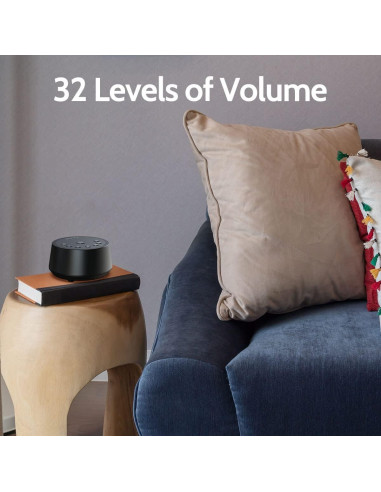 Máquina de Sonido Color Noise con 25 Sonidos Relajantes