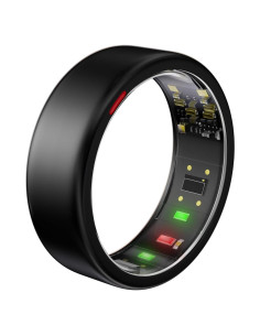 Anillo Inteligente POBOVi Gen 1 - Salud y Fitness - Negro Talla 7