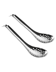 Set de 2 cucharas de esferificación KICW0071 acero inoxidable