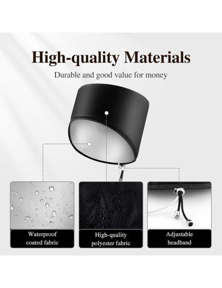 Gorro Térmico Eléctrico AOPOW para Acondicionamiento Cabello Negro Gorro Térmico Eléctrico AOPOW para Acondicionamiento Cabello Negro