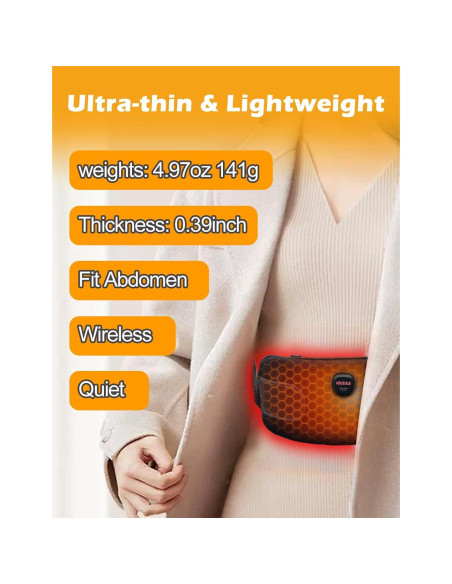 Almohadilla Térmica Eléctrica Portátil Recargable 3000mAh