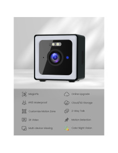 Cámara de Seguridad WiFi Viigytek X21 2K IP65 con Audio 2