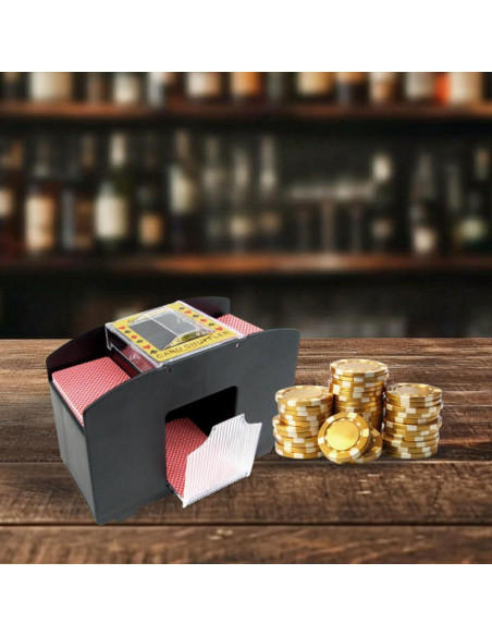 Barajador Automático de Cartas Trademark Poker - 4 Barajas