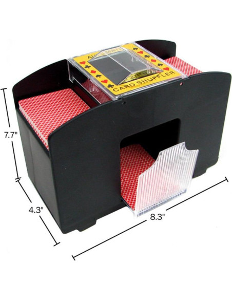 Barajador Automático de Cartas Trademark Poker - 4 Barajas