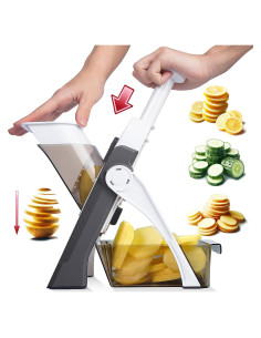 Rebanadora Mandolina Profesional UNA VEZ POR TODAS 0.1-8mm