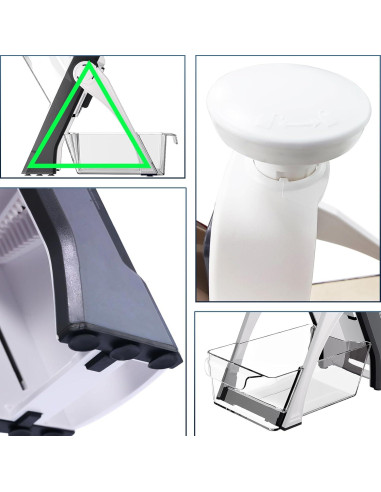 Rebanadora Mandolina Profesional UNA VEZ POR TODAS 0.1-8mm