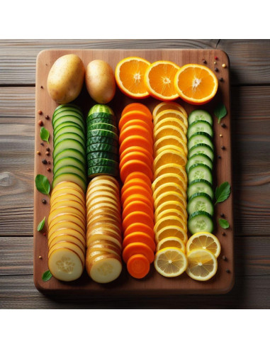 Rebanadora Mandolina Profesional UNA VEZ POR TODAS 0.1-8mm