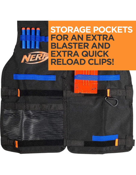 Chaleco Táctico Nerf N-Strike Elite con 12 Dardos