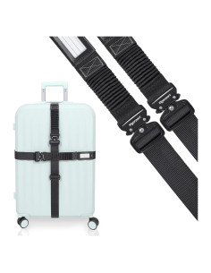 Correas de Equipaje Vigorport 2 Piezas Ajustables TSA