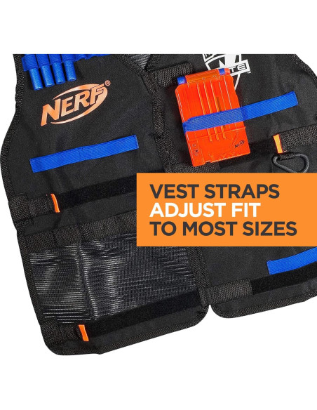 Chaleco Táctico Nerf N-Strike Elite con 12 Dardos