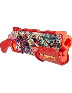 Blaster Nerf Marvel Deadpool con 16 Accu-Rounds 14+ 2