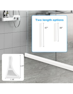 Umbral de Ducha Colapsable SERENEDWELLING 99 cm - Barrera Agua 2
