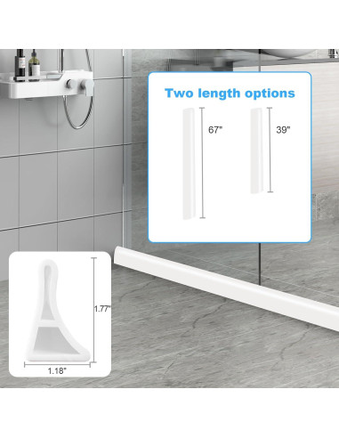 Umbral de Ducha Colapsable SERENEDWELLING 99 cm - Barrera Agua