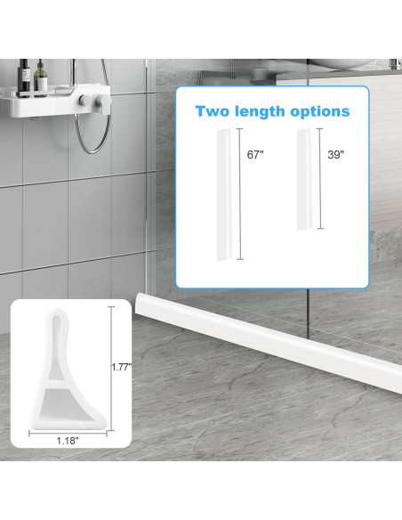 Umbral de Ducha Colapsable SERENEDWELLING 99 cm - Barrera Agua