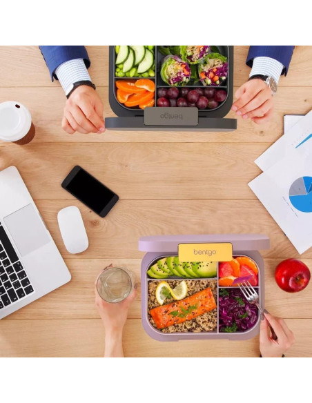 Caja de Almuerzo Bentgo Modern 1.24L a Prueba de Fugas Gris