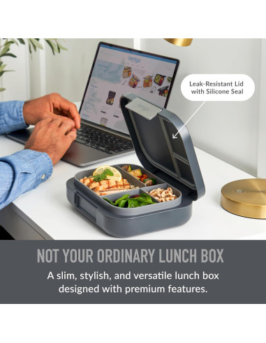 Caja de Almuerzo Bentgo Modern 1.24L a Prueba de Fugas Gris