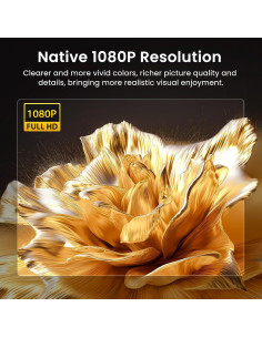 Proyector HAPPRUN H1 Nativo 1080P Bluetooth Full HD Portátil 2