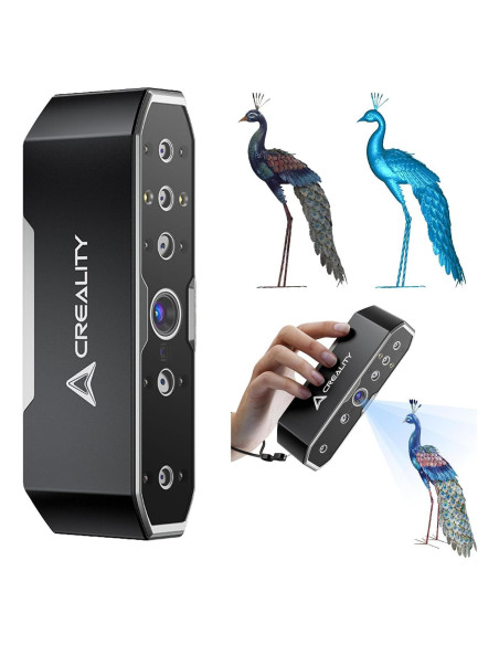 Escáner 3D Creality CR-Scan Otter, 0.02mm, 60fps, 1.59kg