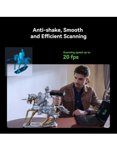 Escáner 3D Creality CR-Scan Otter, 0.02mm, 60fps, 1.59kg 2