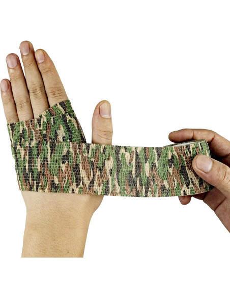 9 Rollos de Cinta Adhesiva Autoadhesiva FRESINIDER Camuflaje