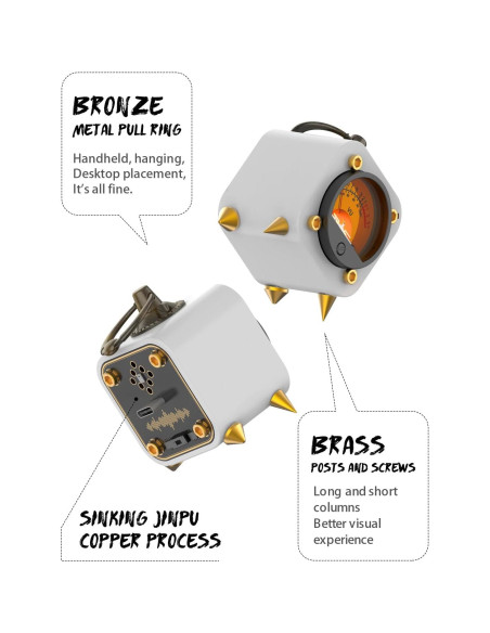 Indicador de Nivel de Sonido VU Inalámbrico FEIFANZHE FVU01