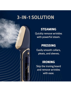 Plancha Vaporizador 3 en 1 Conair GSP201AMZ Azul Medianoche 2