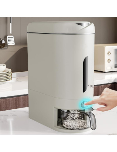 Contenedor de arroz hermético Huitao 7.3kg con taza medidora