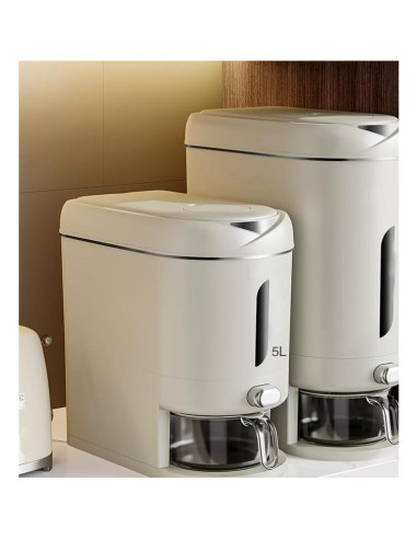 Contenedor de arroz hermético Huitao 7.3kg con taza medidora