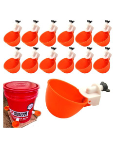 Tazas de Bebida Automáticas MODUODUO 12 Pcs para Aves