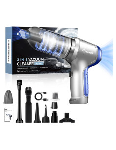 Aspiradora de Coche Saker HL107B Portátil Sin Cable 12000PA