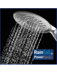 Cabezal de Ducha de Lluvia Waterpik CF-201E Blanco 1.8 GPM 2