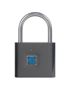 Candado Inteligente Biométrico KENRONE Negro USB Carga Rápida