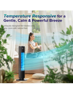 Ventilador de Torre LEVOIT Classic 36" Oscilante 90 28dB 2