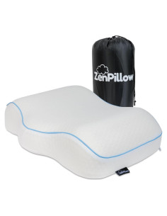 Almohada de Viaje Cervical ZenPillow - Espuma Viscoelástica 44.5x30.5cm