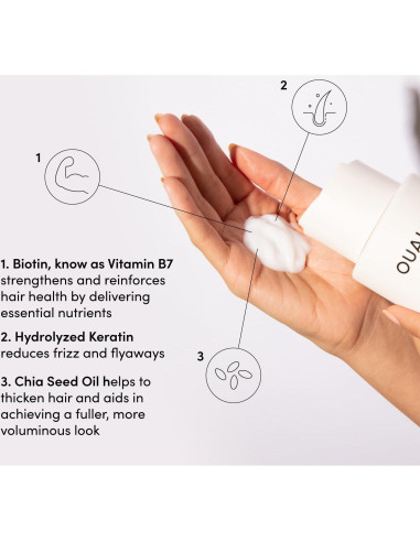 OUAI Champú y Acondicionador Fino 295 ml - Sin Sulfatos