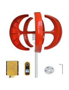 Generador Eólico Pikasola 200W 12V 5 Palas Vertical