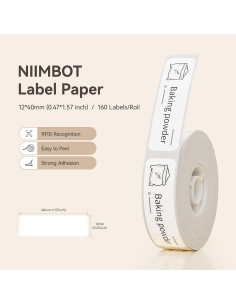 Cinta de Etiquetas Térmicas NIIMBOT D11 Blanca 40g 2