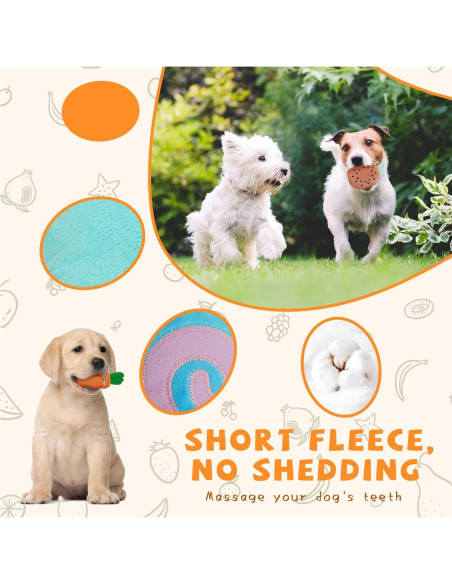 Conjunto de Juguetes Chirriantes QTwoof para Perros - 20 Piezas