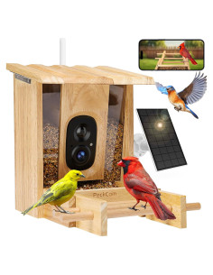 Comedero para Aves PeckCam con Cámara Solar 1080P